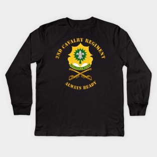 2nd Cavalry Regiment DUI - Always Ready Kids Long Sleeve T-Shirt